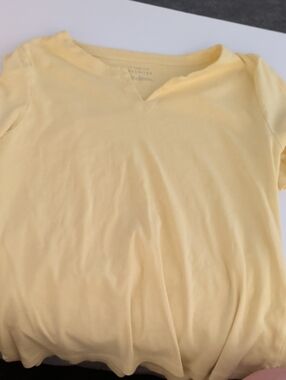 Talbots yellow soft shirt